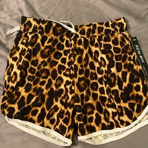 Cheetah print shorts